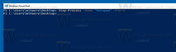 Windows 10 Powershell Kill A Process
