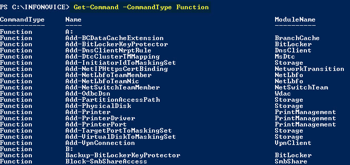 POWERSHELL функции. Определение функции в POWERSHELL. DAC Storage.