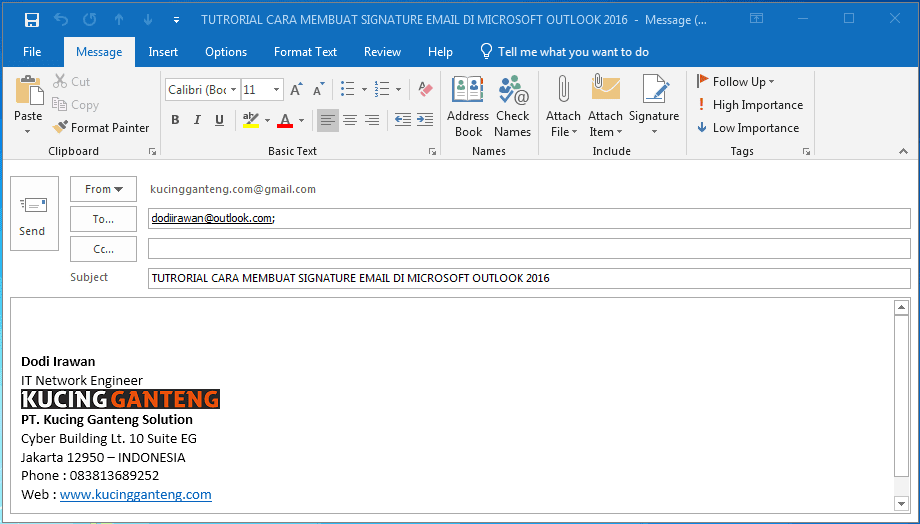 Как добавить картинку в подпись в outlook