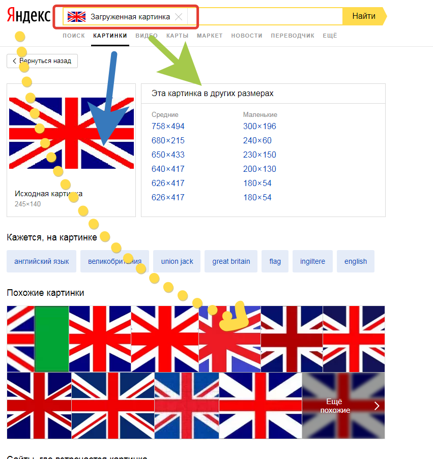 Как по картинке найти похожие изображения