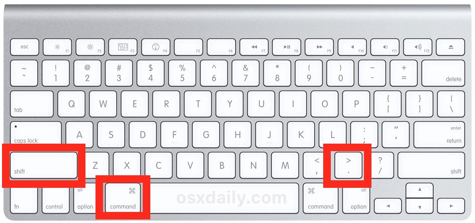 Show hidden files on Mac with a keyboard shortcut trick