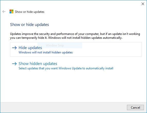 block Windows 10 updates