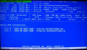 Программа для проверки оперативной памяти memtest86+