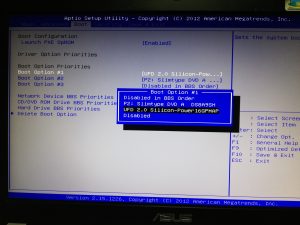 настройка bios ноутбука asus