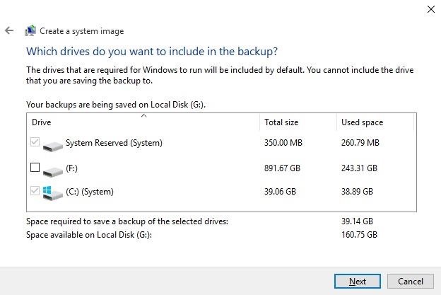How to Make a Full System Image Backup on Windows 10