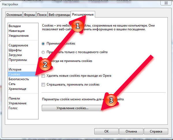 Как очистить куки в опере. Как почистить куки на компьютере.