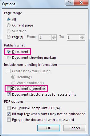 bmp to pdf in word