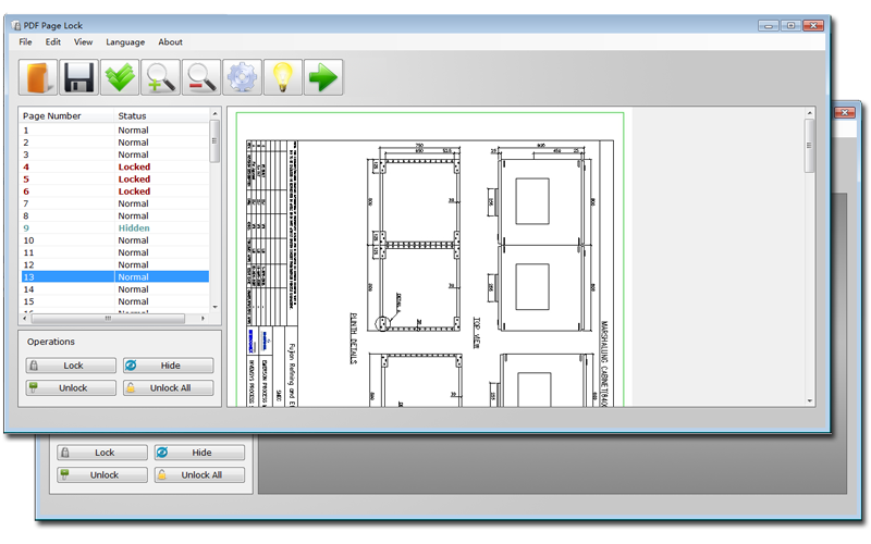 PDF Page Lock Screenshot