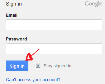 google plus sign in step 3