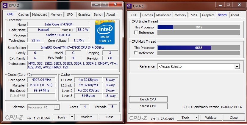 Как узнать разогнан ли процессор через cpu z