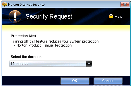 Illustration: Security Request message