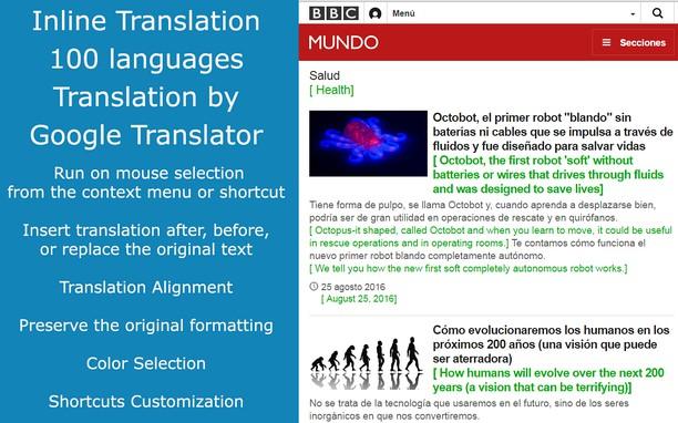 Расширение Google Translate в Opera