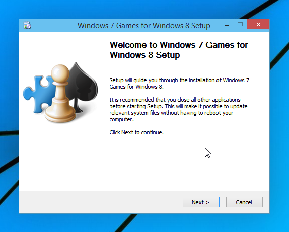 install win7 games in Windows 10