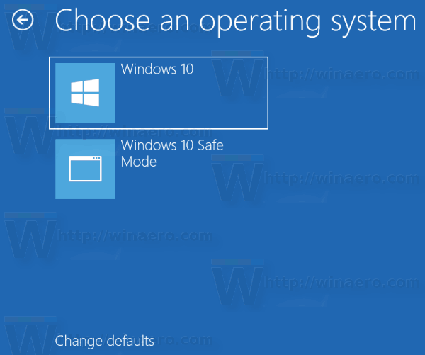 Boot Menu Choose An Operating System 