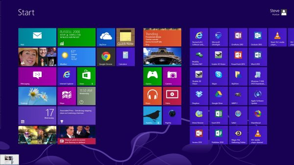 Charms Bar в Windows 8