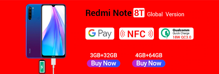 Redmi Note 8T Aliexpress