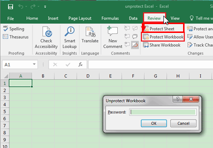 excel remove password from sheet workbook