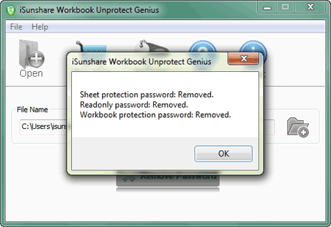 remove excel password with workbook unprotect genius