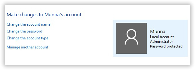 create admin account