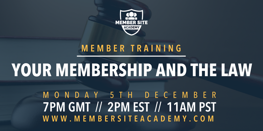 Membership training - promo graphic