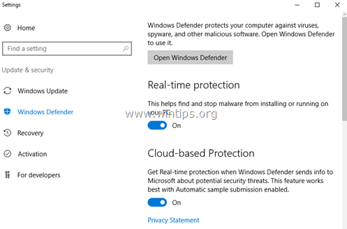How to Disable or Remove Windows Defender Antivirus in Server 2016